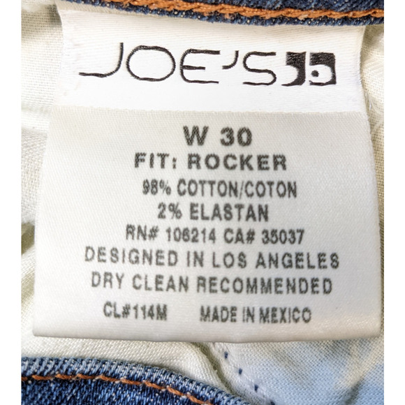 Joe's Jeans The Rocker Fit Boot Cut Jeans Size 30 - Picture 4 of 5